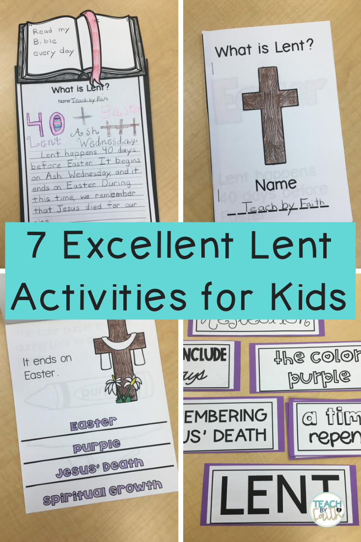 7 Excellent Lent Activities For Kids Lent Kids Lenten Activities