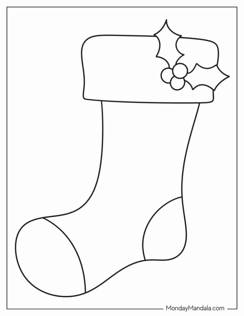 70 Christmas Stocking Templates Free PDF Printables 