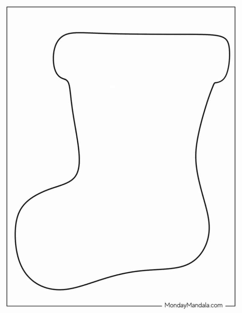 70 Christmas Stocking Templates Free PDF Printables 
