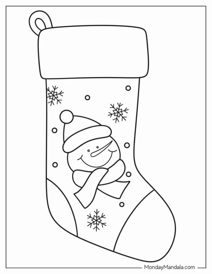 stocking cut out templates