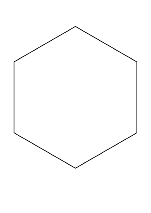 1 inch hexagon template printable
