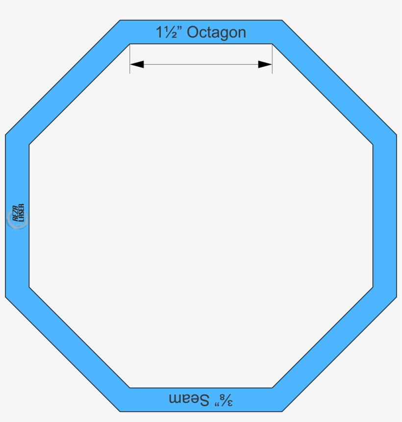 8 Inch Octagon Template HQ Template Documents