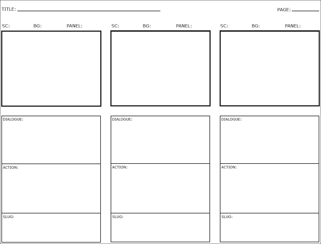 free storyboard template pdf