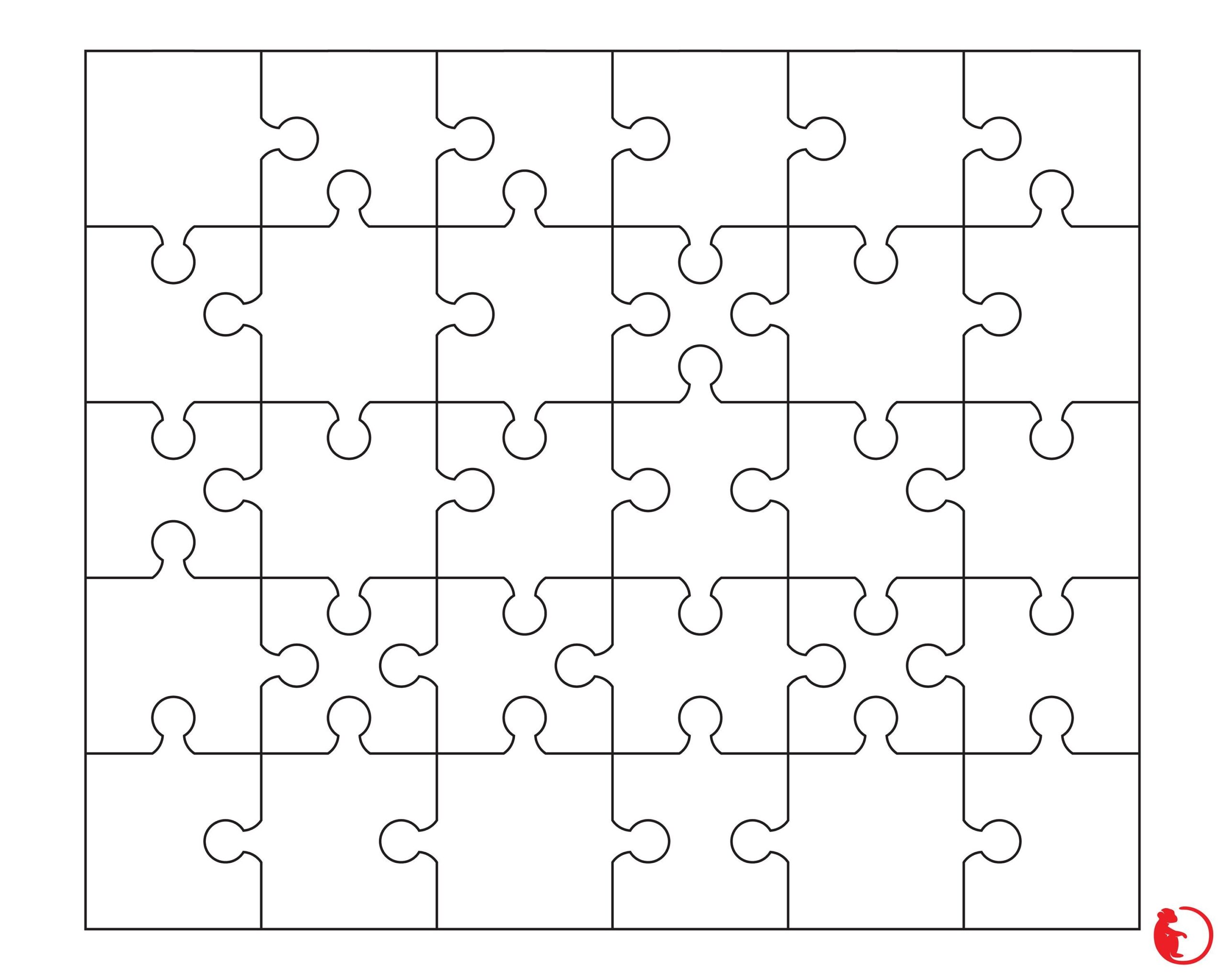 85 X 11 Puzzle Template Social Media Template