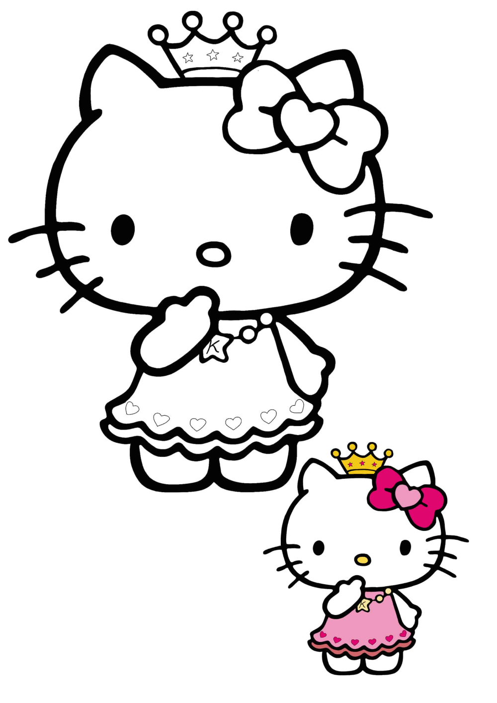  9 Unicorn Hello Kitty Coloring Pages Terbaru 2021