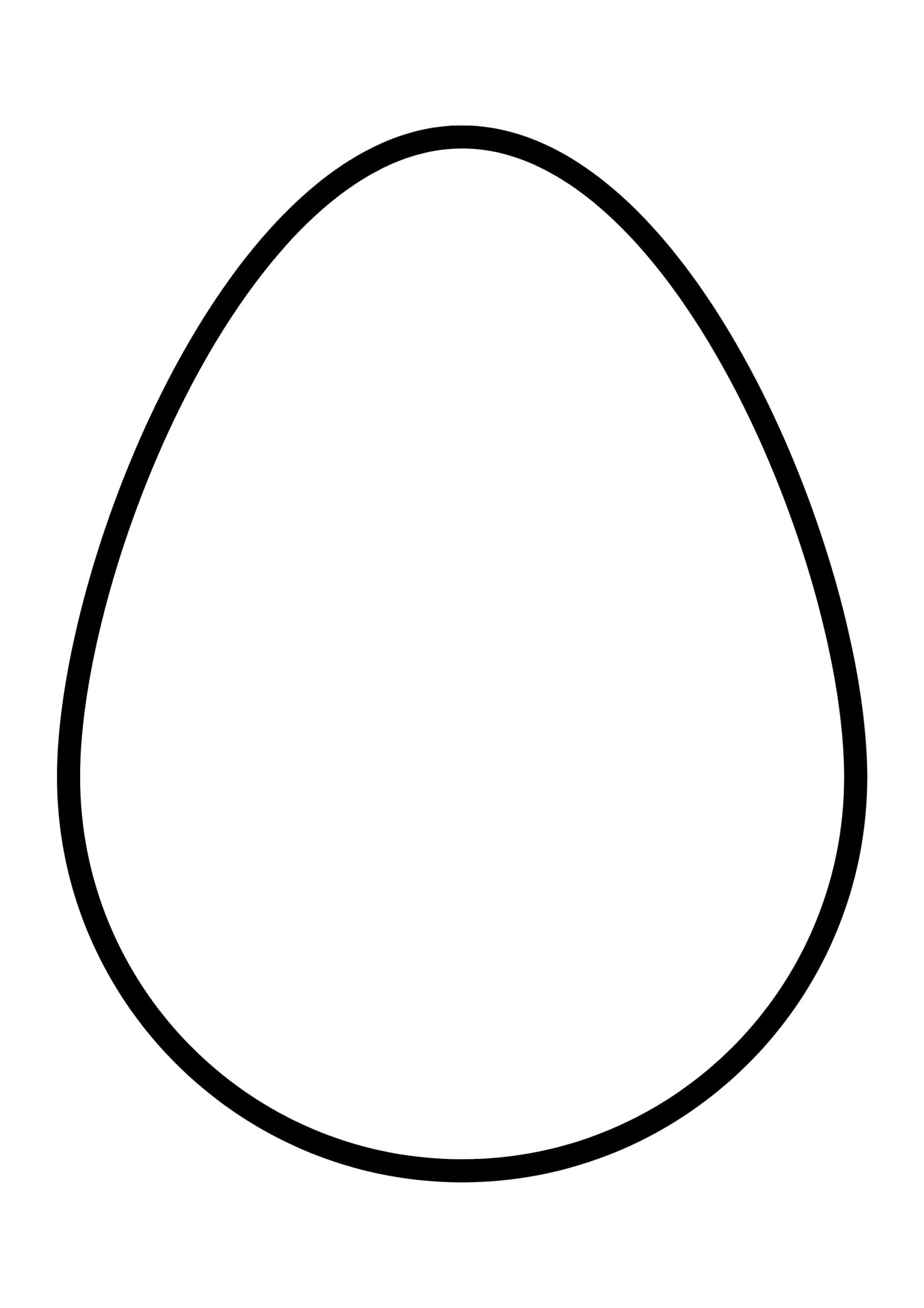 A4 Easter Egg Template Printable Printable Templates