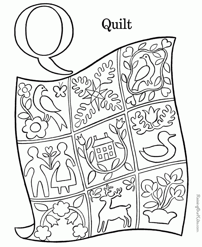 letter i color sheet