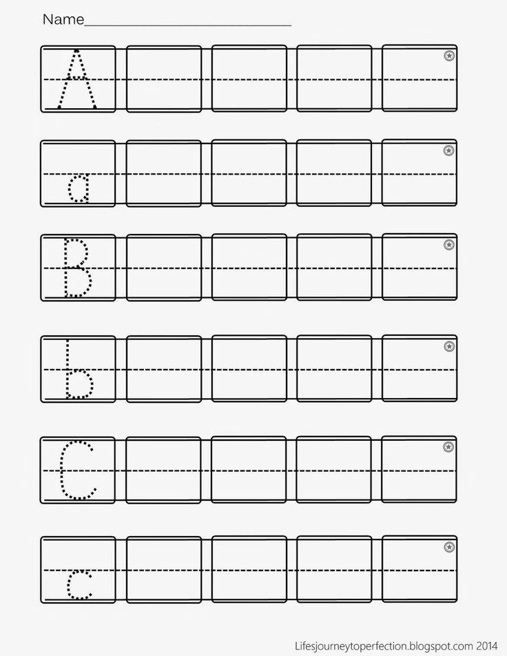 Abc Practice Writing Sheets