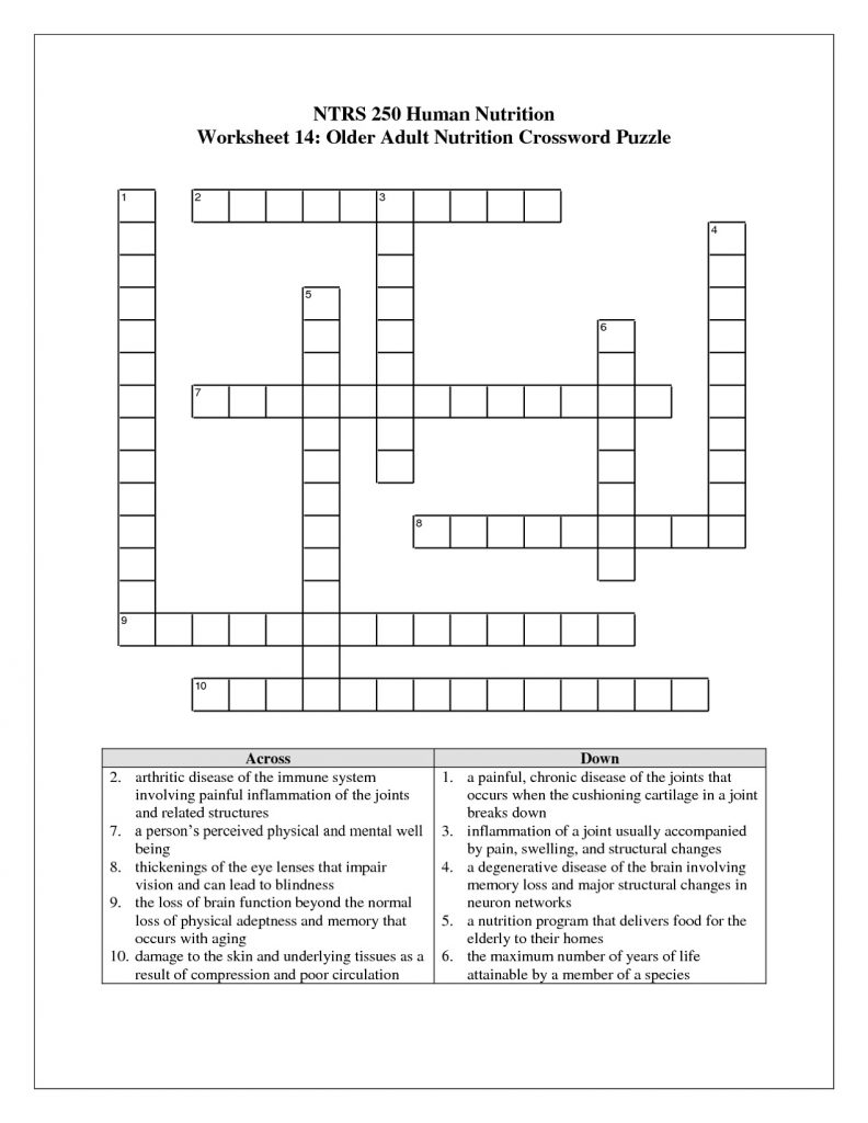 adult activity sheets free printables