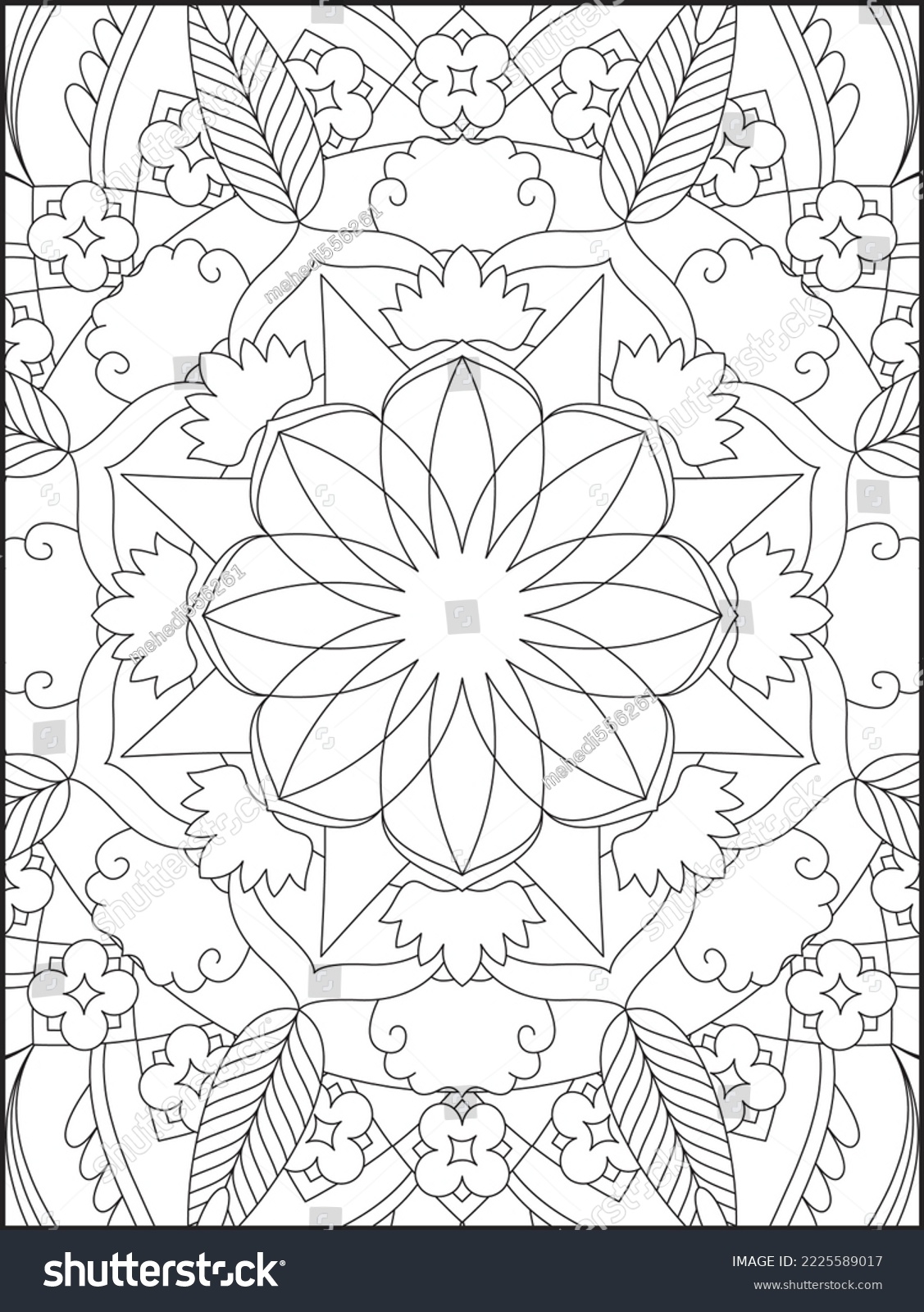 mandala adult coloring pages