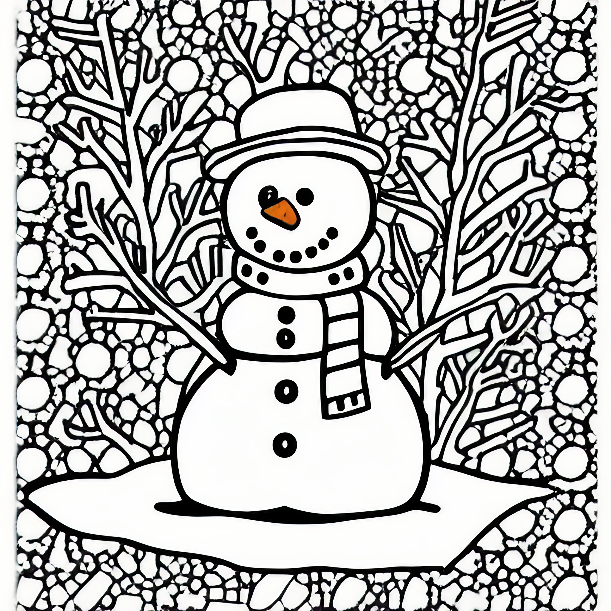 Adult Winter Coloring Pages Coloring Nation
