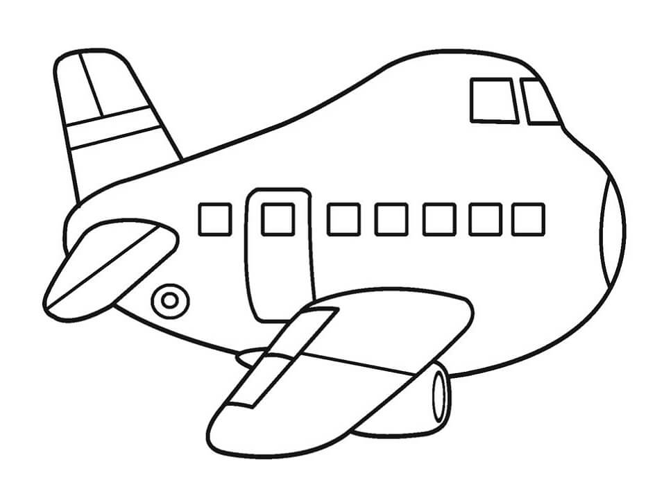 Aeroplane 3 Coloring Page Free Printable Coloring Pages For Kids