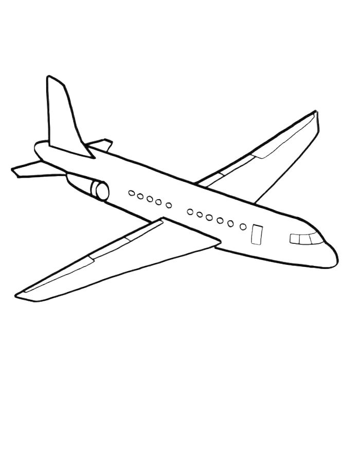 Aeroplane Printable Coloring Page Free Printable PDF 