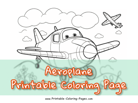 Aeroplane Printable Coloring Pages Unleashing Creative Horizons In The Sky