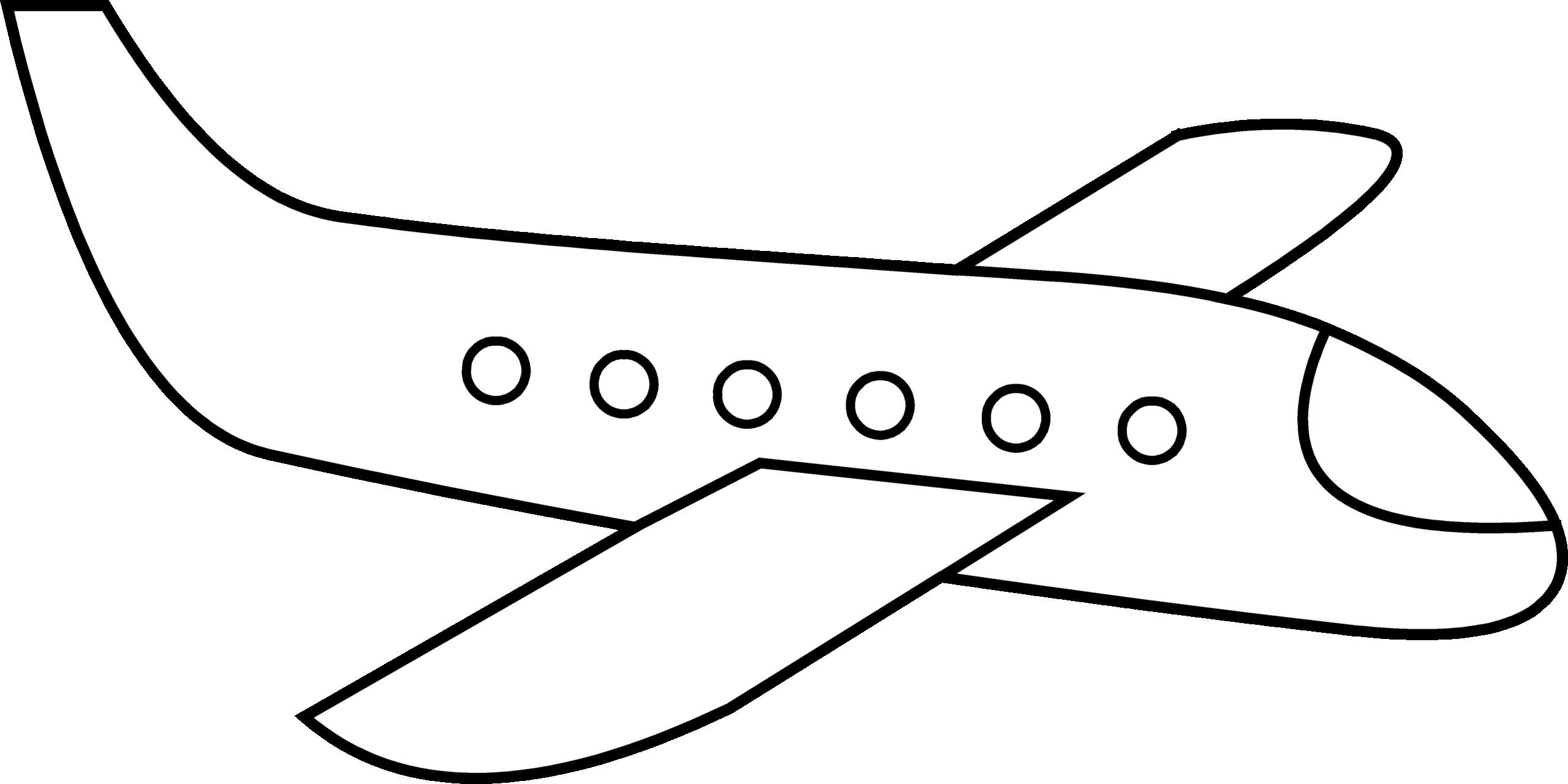 airplane pictures to color