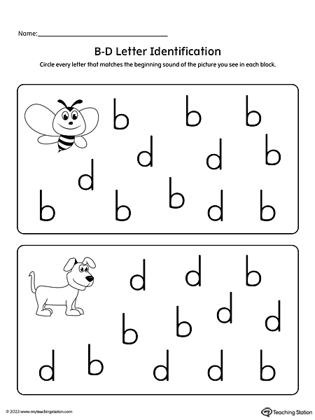 d letter worksheet pdf