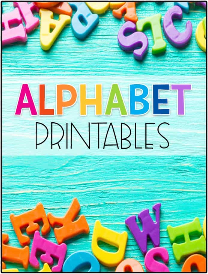 Alphabet Free Printables Preschoolers