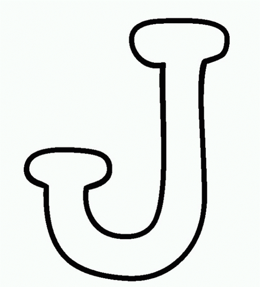 Alphabet Letter J Coloring Page A Free English Coloring Printable 