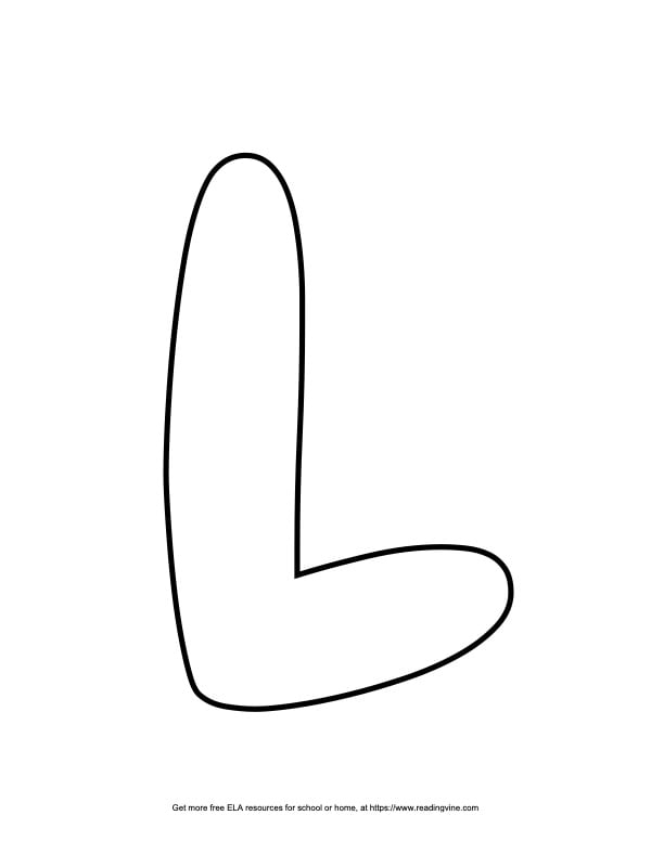 Alphabet Letter L Clipart Free Printable Infoupdate