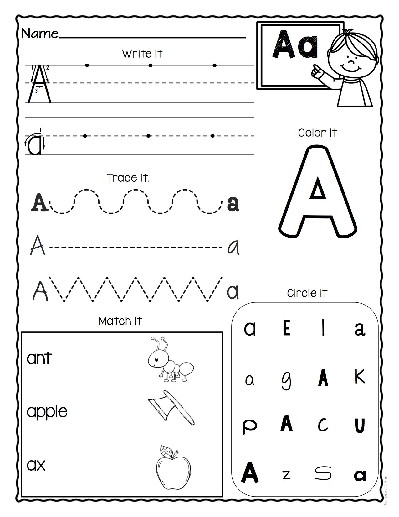 Alphabet Worksheets Az AlphabetWorksheetsFree
