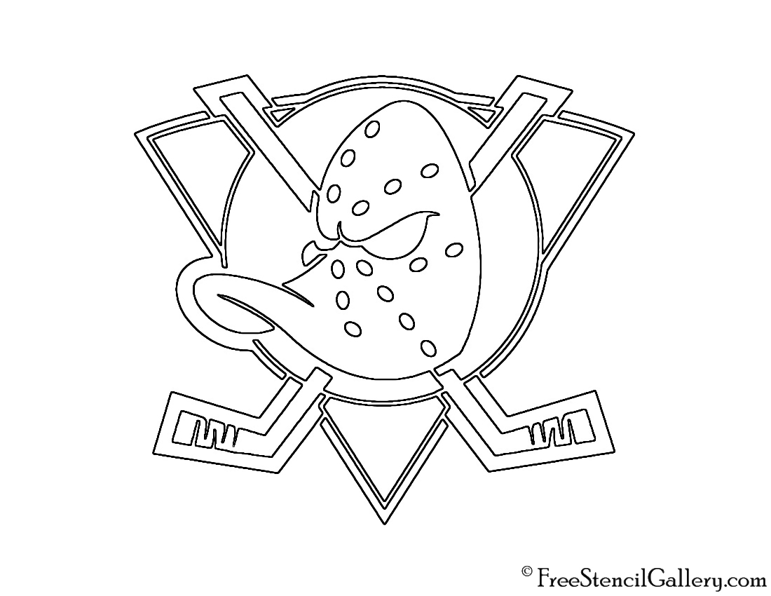 Anaheim Mighty Ducks Coloring Pages Free Coloring Pages