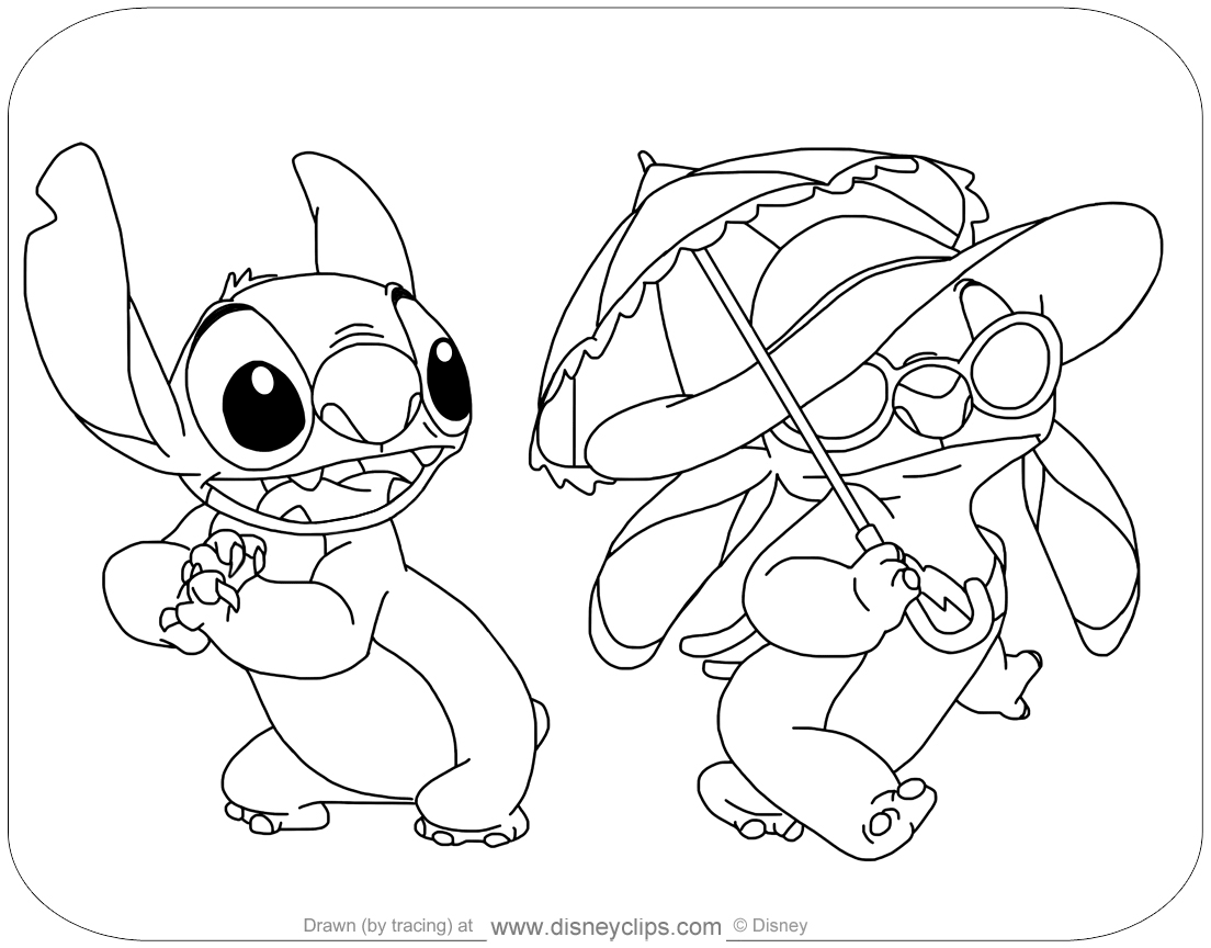 printable adult coloring pages stitch
