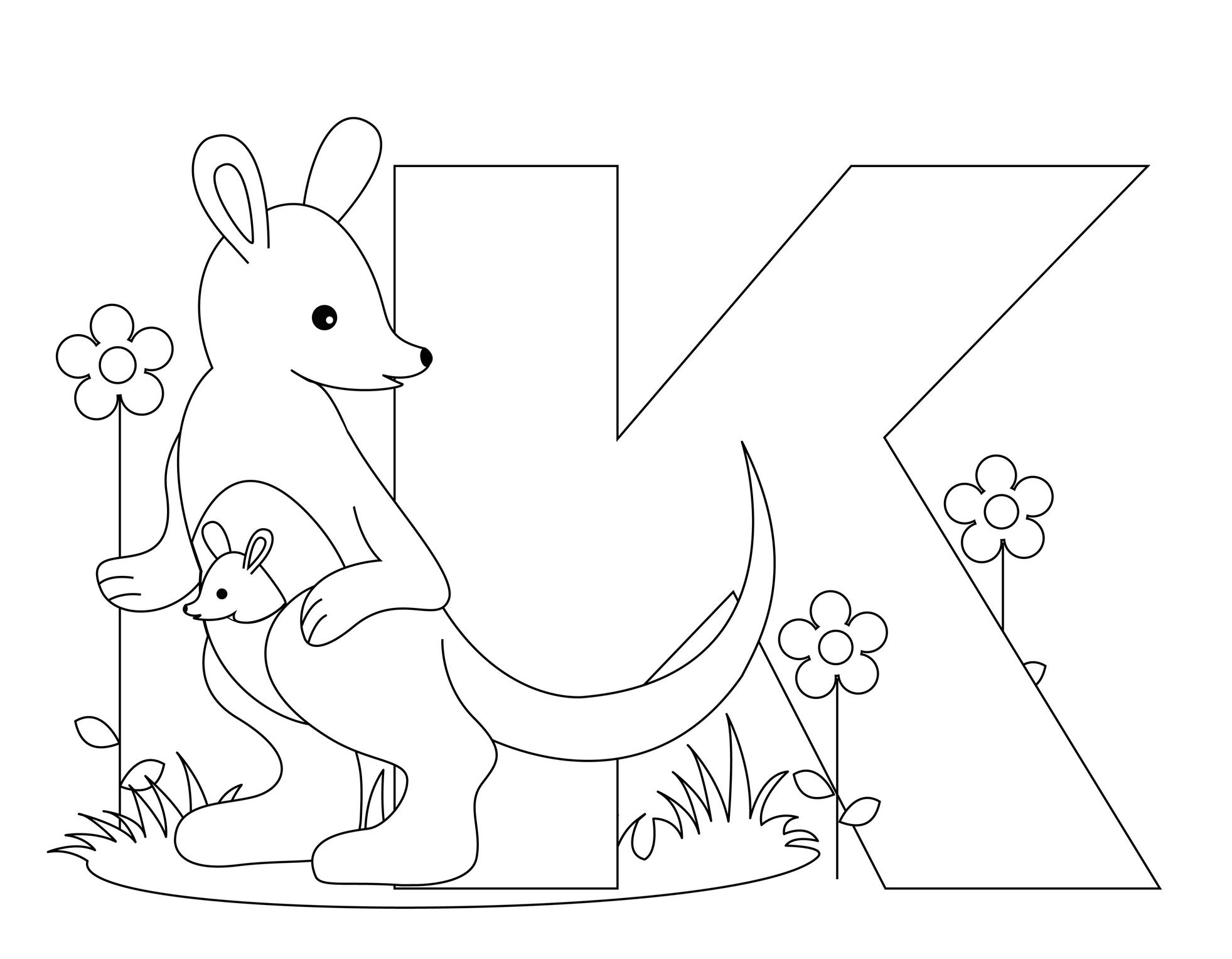 free printable alphabet letter k