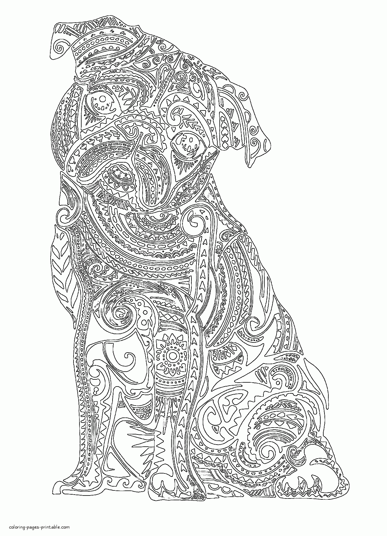 Animal Coloring Pages Hard COLORING PAGES PRINTABLE COM