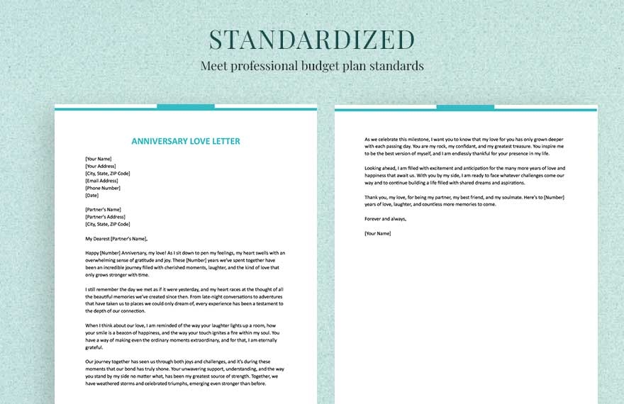 Anniversary Love Letter In Word Google Docs Pages Download 