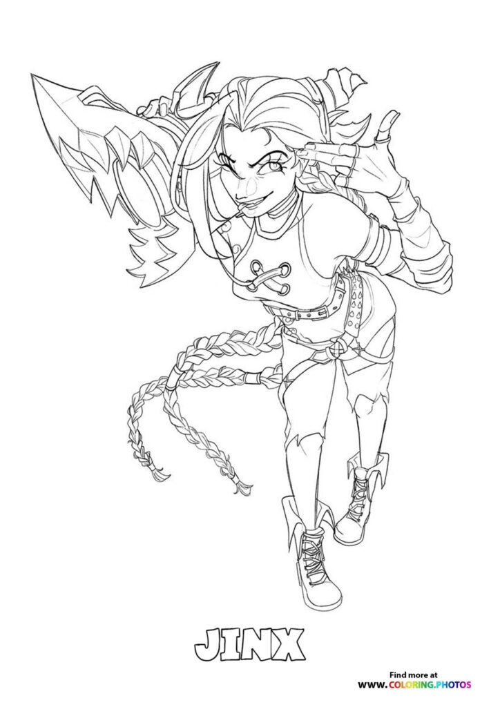 Arcane Jinx Coloring Pages For Kids