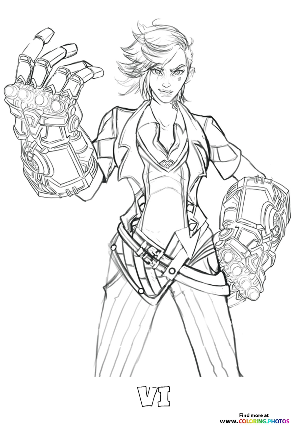 arcane jinx coloring sheet