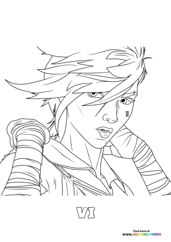 Arcane Vi Coloring Pages For Kids