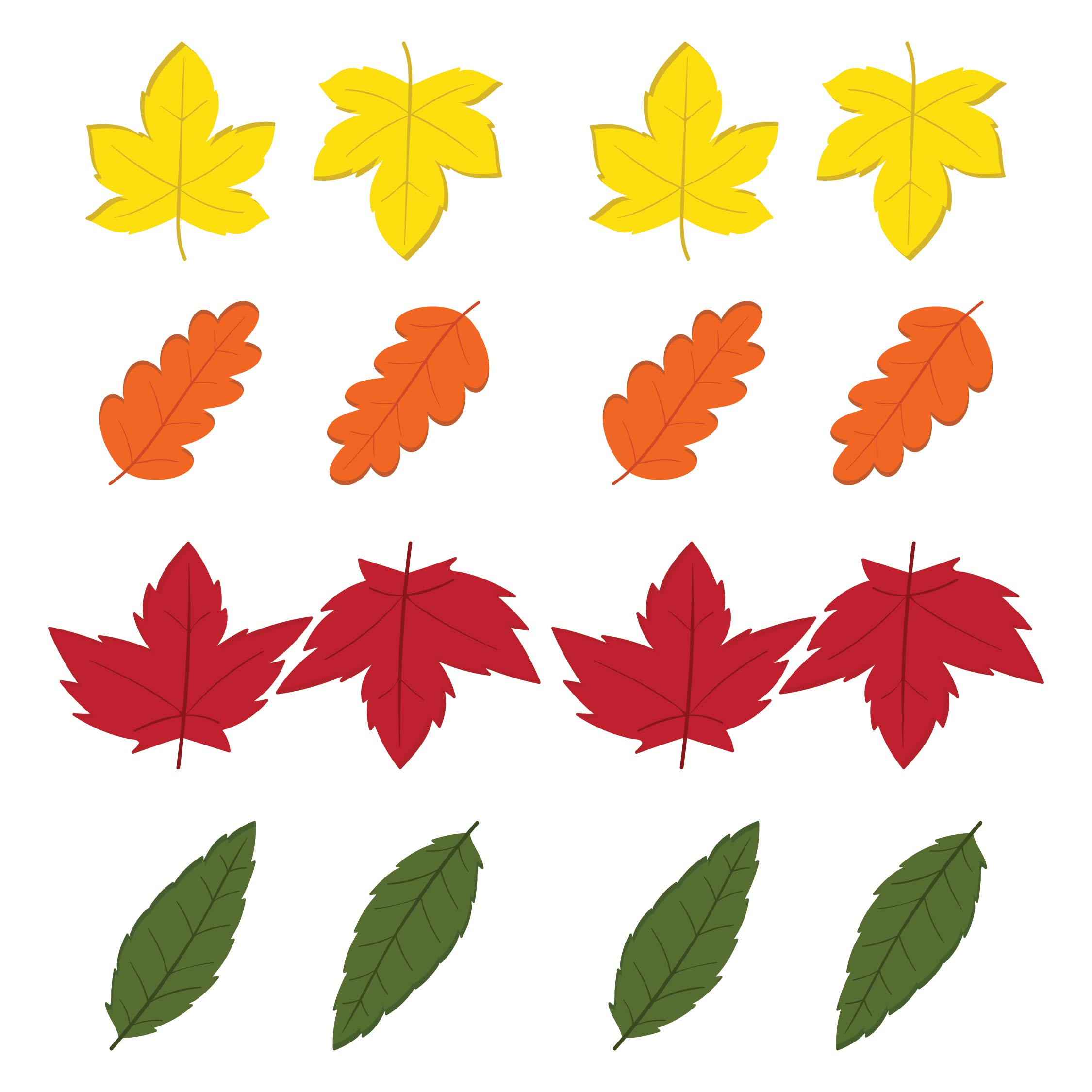 Autumn Leaves FREE Printables Printable Leaves