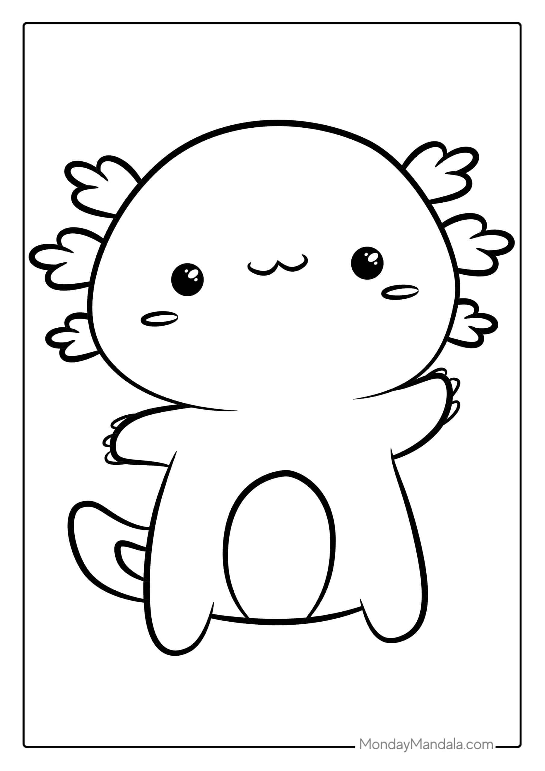 Axolotl Printable Printable Sight Words List