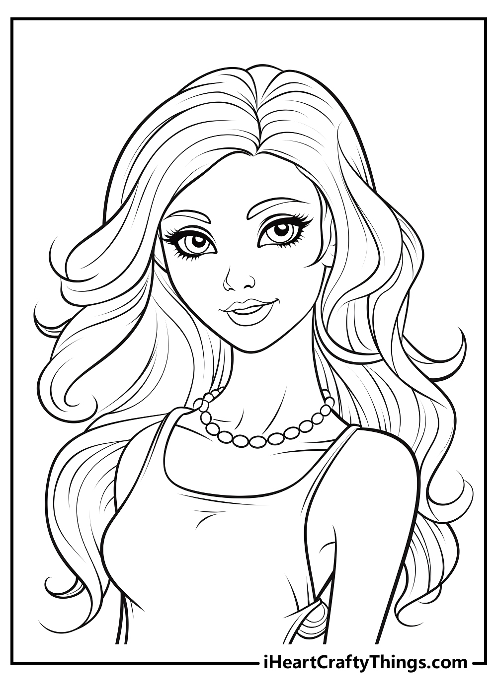 Barbie Doll Pictures For Coloring Infoupdate