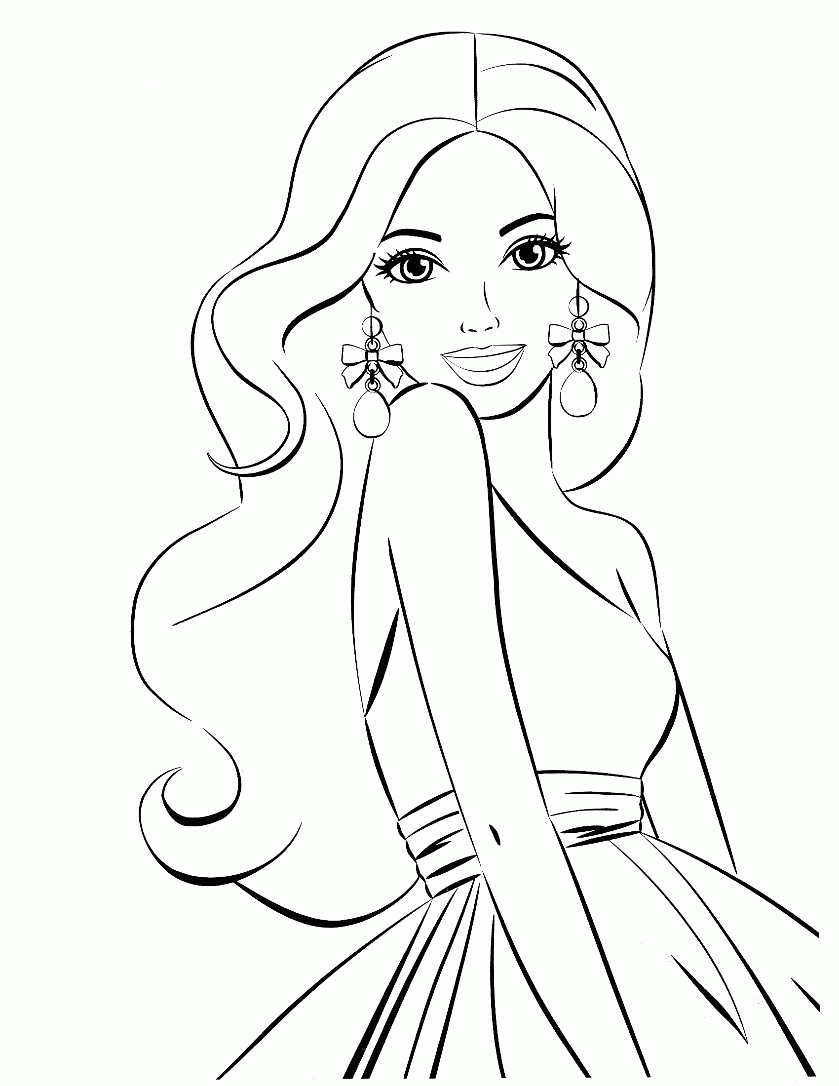 Barbie Fashionista Coloring Pages Coloring Pages For All Ages 
