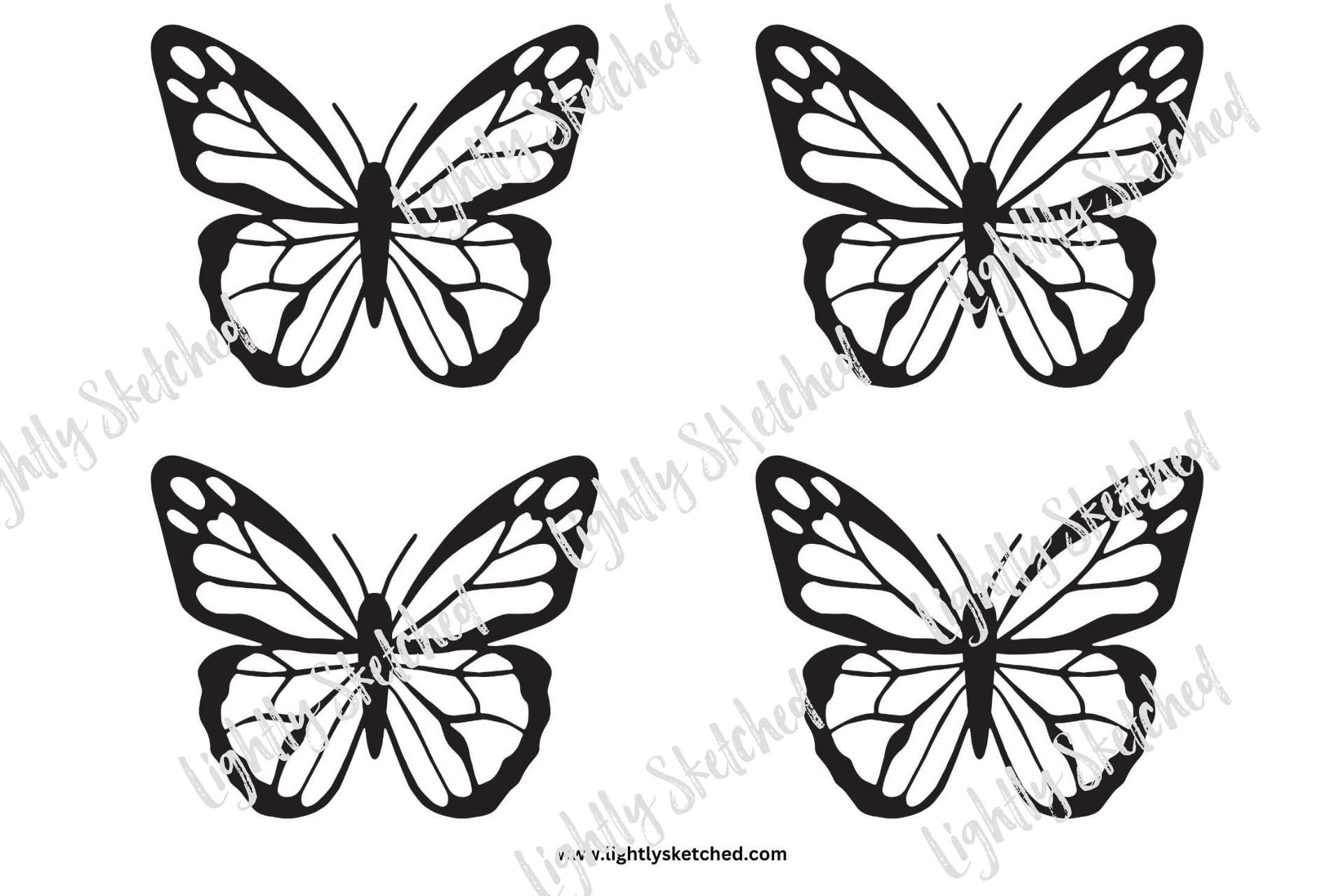 Butterfly Templates to Print Free