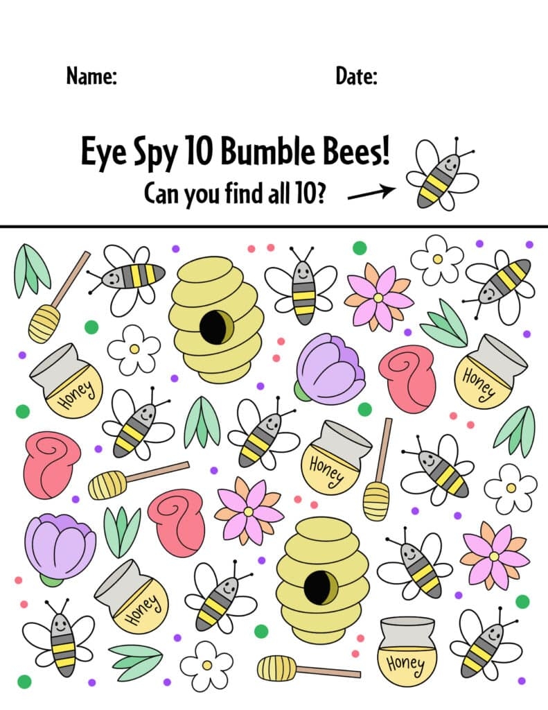 Bees Printables And Bees Worksheets Mommy Is My Teacher Worksheets 