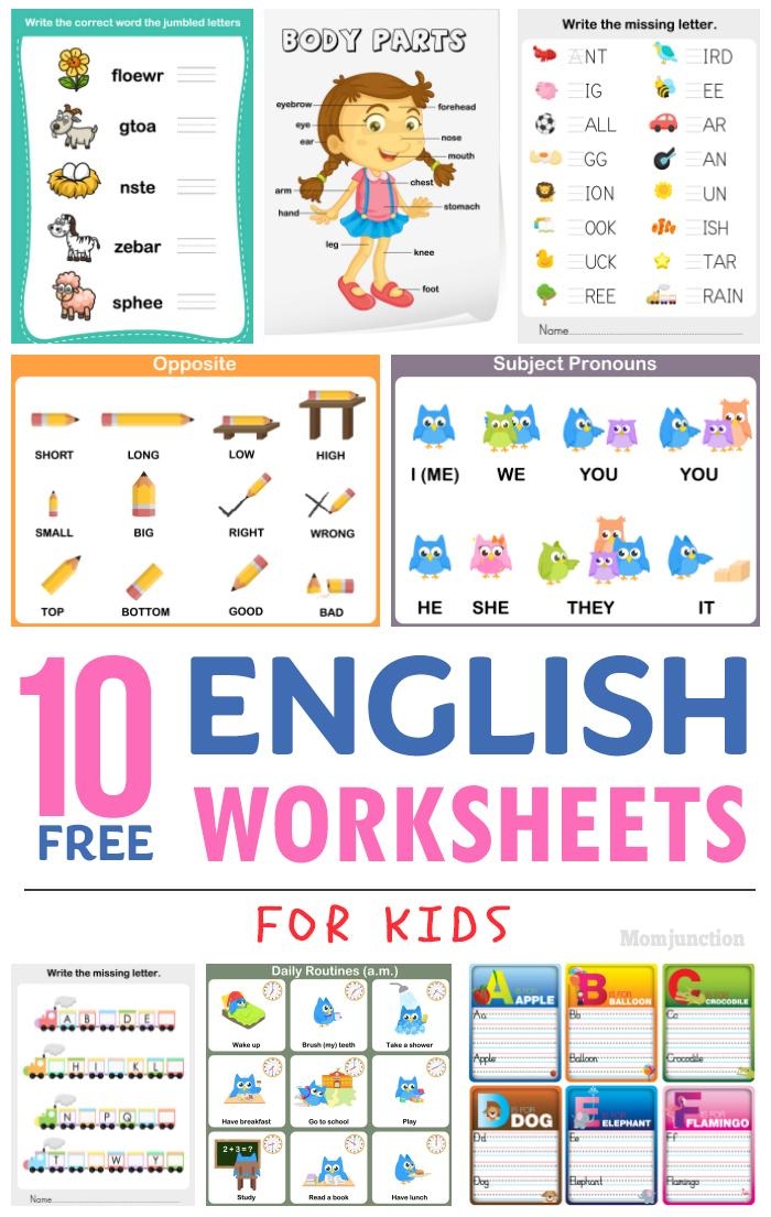 Beginner Learning English Worksheets
