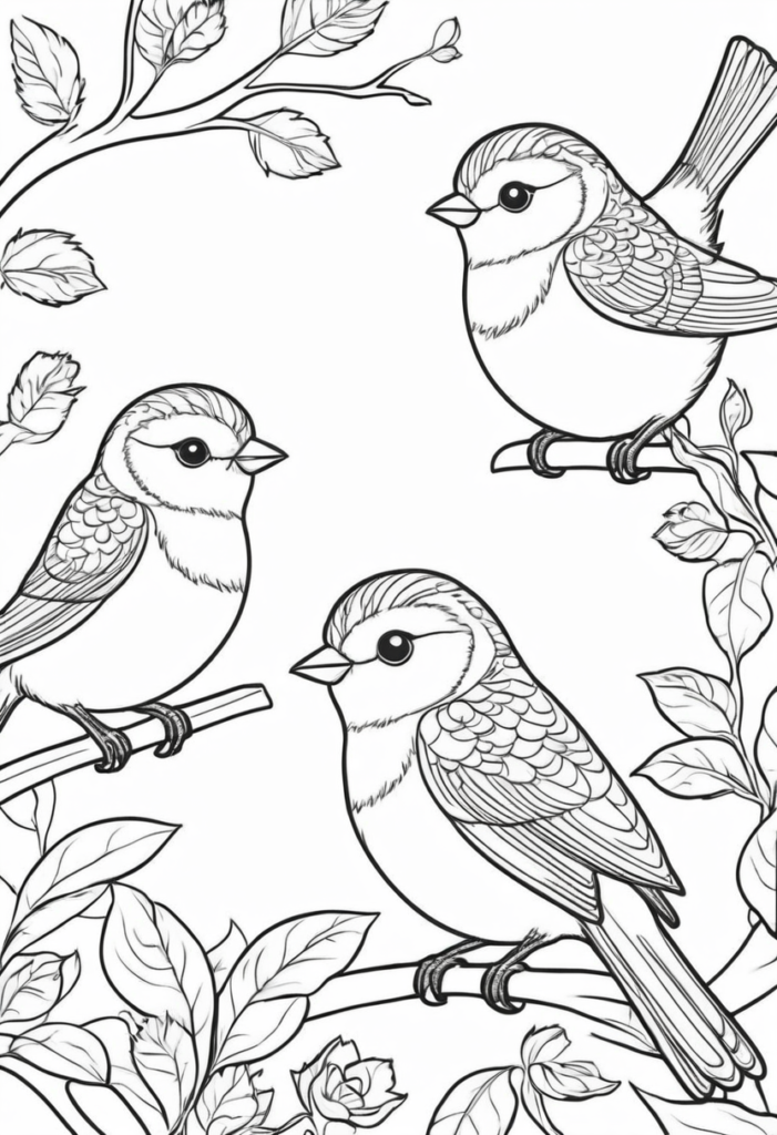Bird Free Printable Coloring Pages Color My Pages