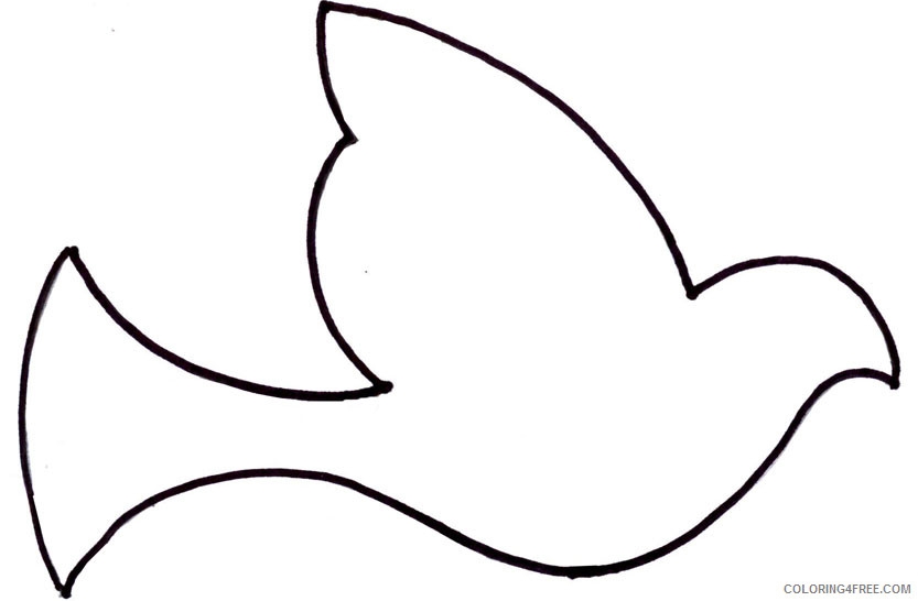 Bird Outline Coloring Pages 10 Simple Bird Outline Free Printable