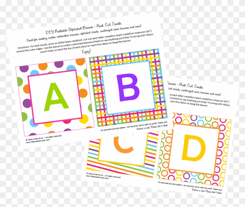 Blank Alphabet Letter Template Collection