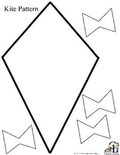 Blank Kite Template Printable ClipArt Best