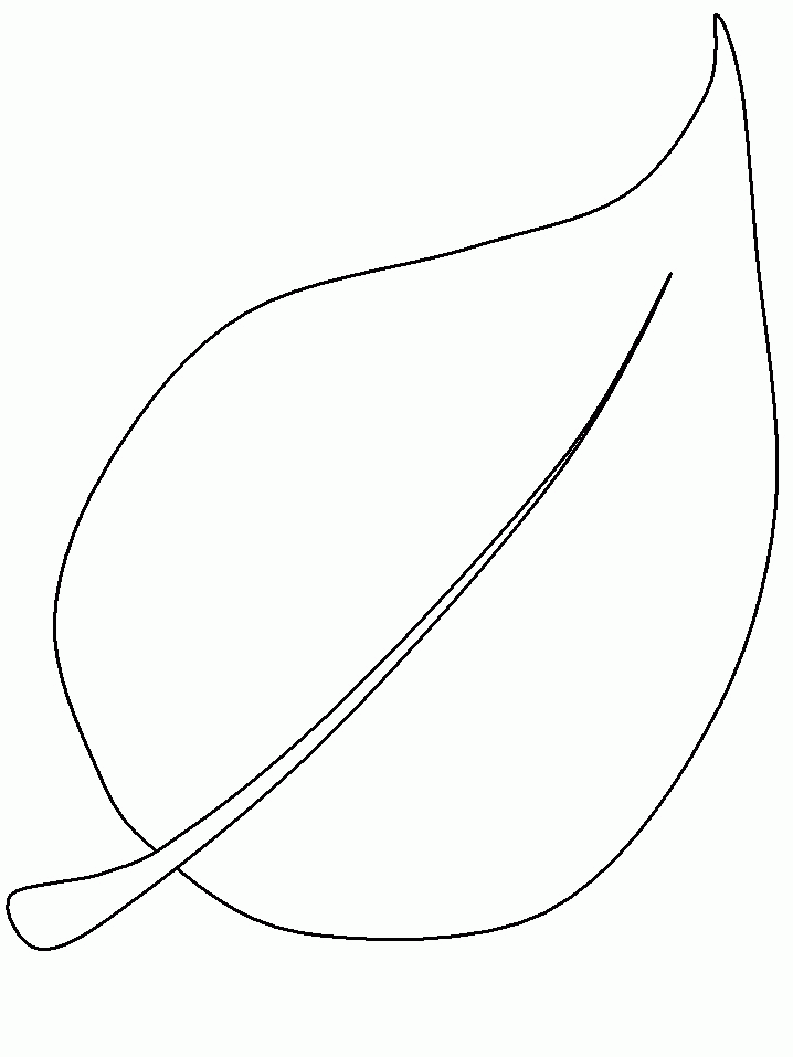 blank leaf template
