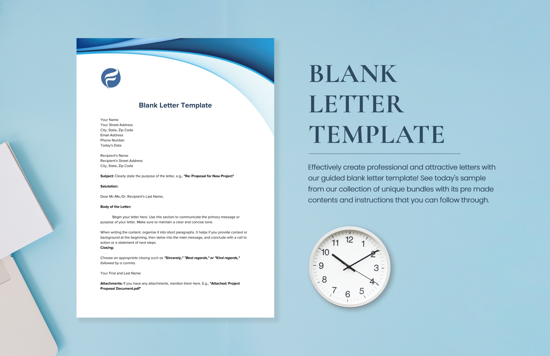 Blank Letter Template In Word PDF Google Docs Download Template