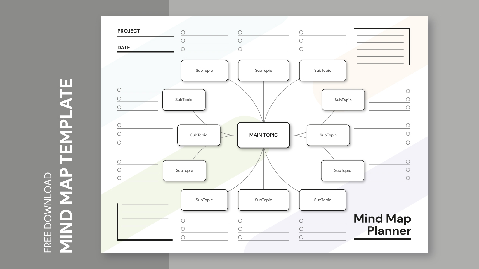 Blank Mind Map Template Blank Mind Map Template Mind Map Template 