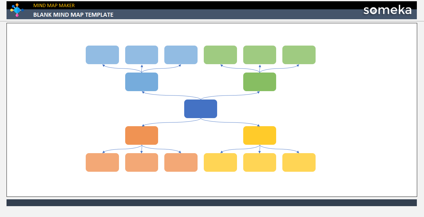 Blank Mind Map Template Free Download 