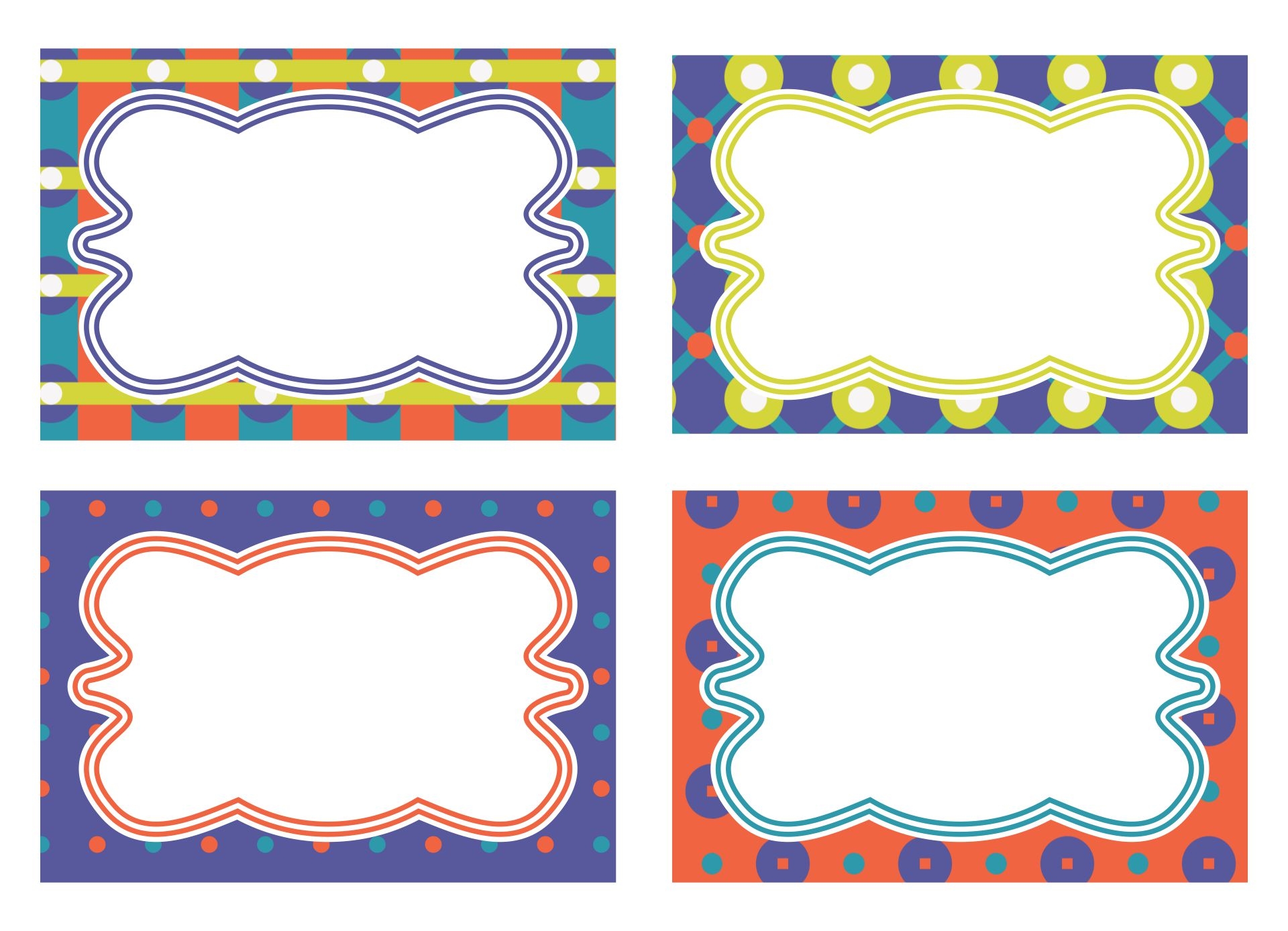Blank Name Tags 7 Free PDF Printables Printablee
