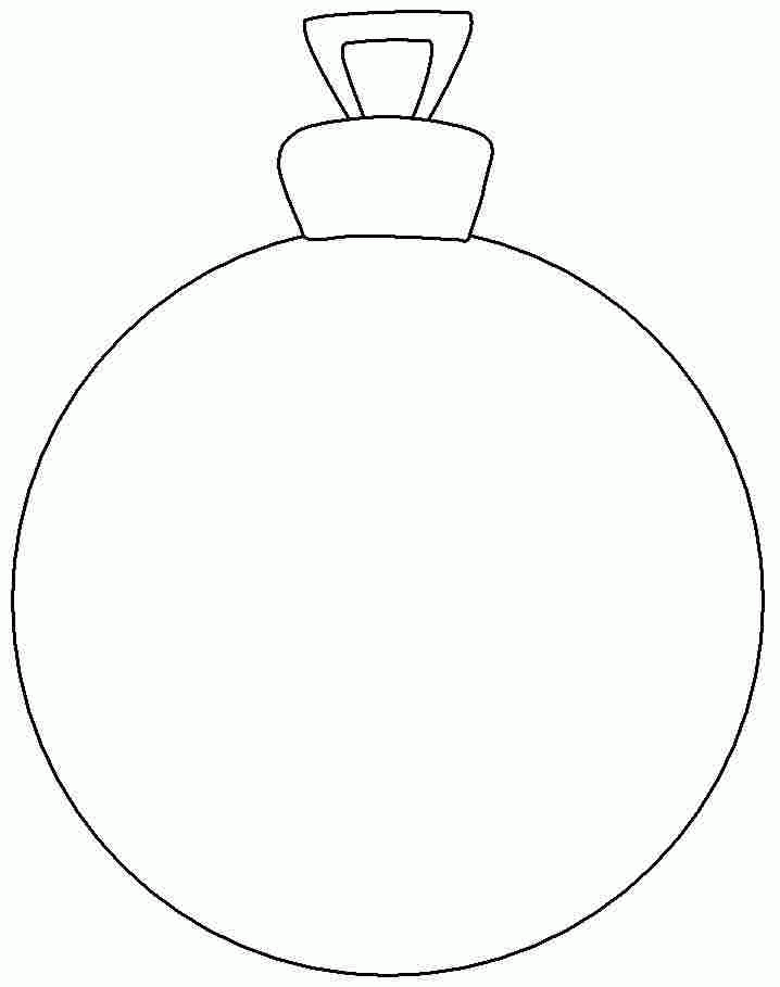 blank ornament printable