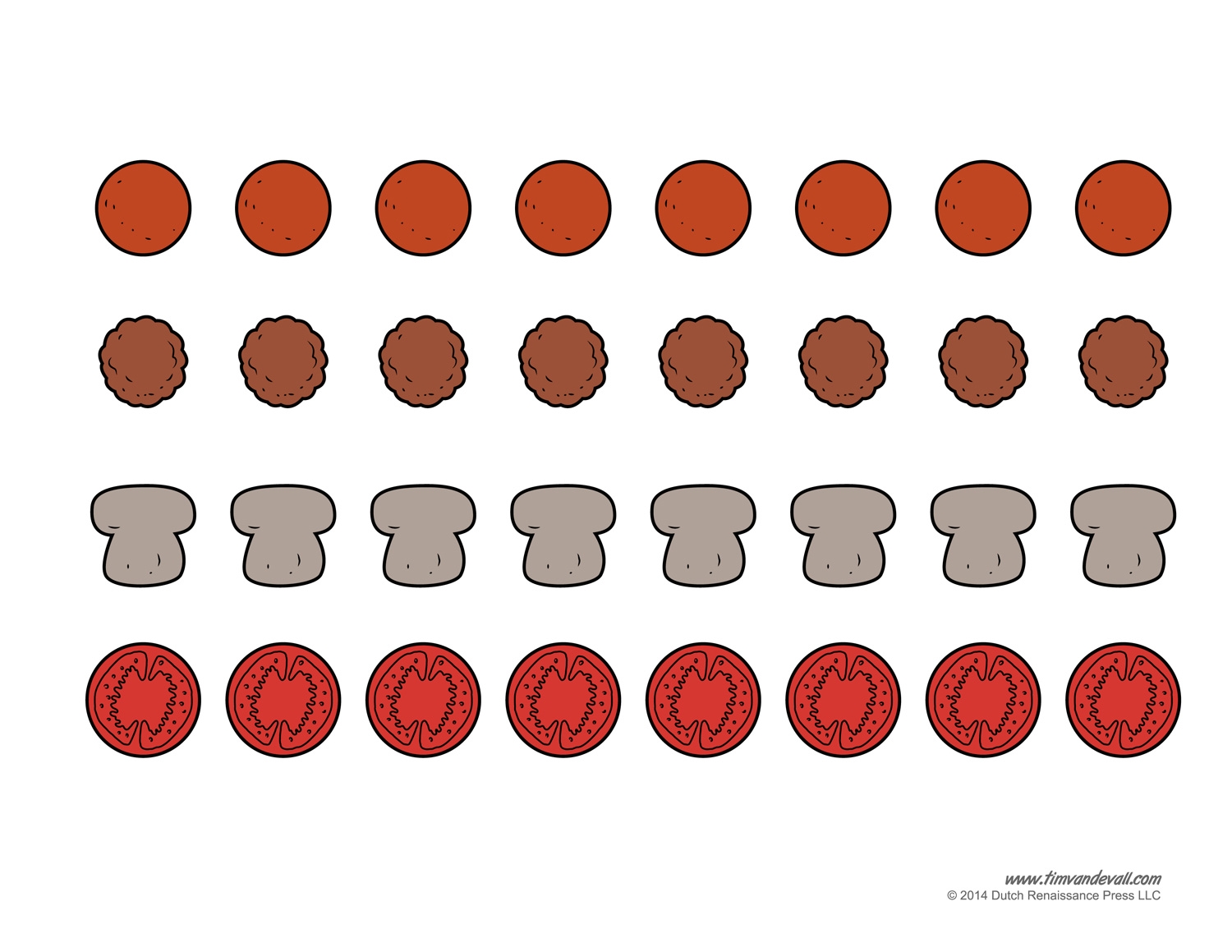 Blank Pizza Template Printable Pizza Craft For Kids
